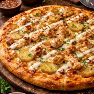 Cheese Chicken Potato Pizza